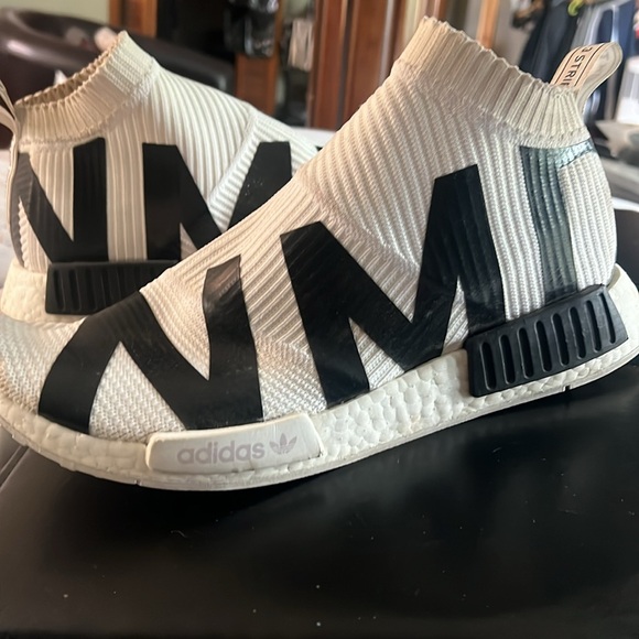 Mens Adidas NMD no lace high top sneakers; Sz 10.5 - Picture 2 of 7